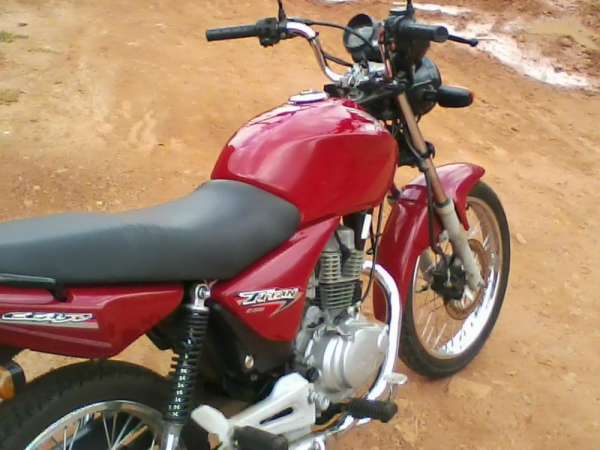 Resultado de imagem para moto titan 2007 vermelha