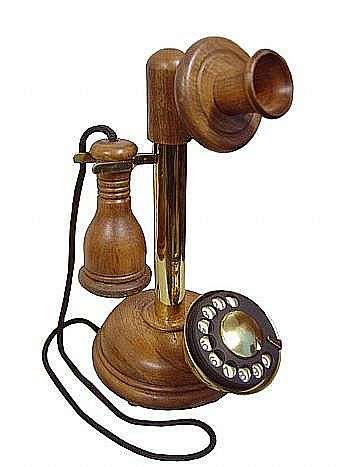 Antiguidades & miniaturas telefone antigo tipo castiçal