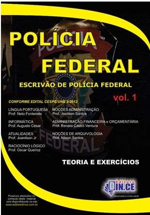 Apostila polícia federal escrivão/perito criminal 2012