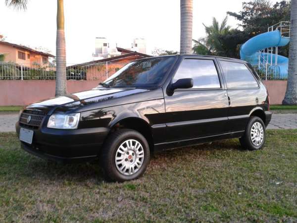 Fiat uno mille fire 2004 preto com pneus seminovos em Florianópolis ...