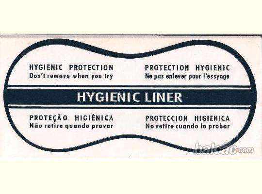 Protetores higiênicos para biquinis