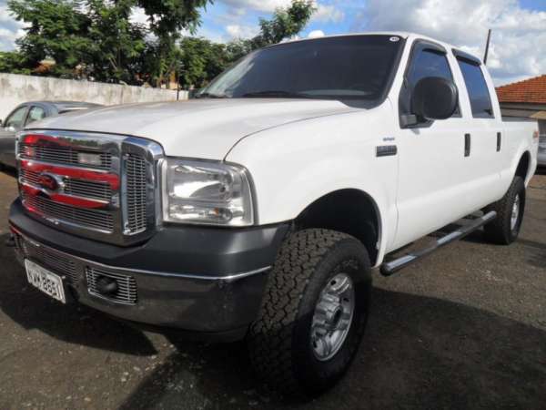  F250  cab dupla 4x4 branca xlt a ultima que saiu 