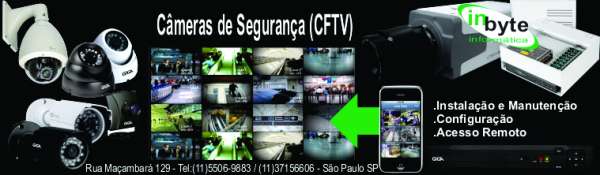 Instalação e manutenção de câmeras de segurança cftv