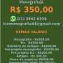 R$ 350,00 PARA Monografia e Tcc WHATSAPP (21) 3942-6556q